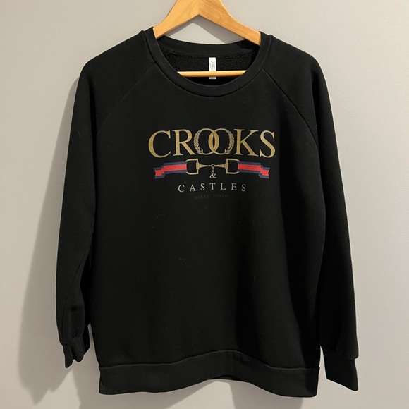 Crooks & Castles Other - 🎉5/$15 🎉 CROOKS BLACK SWEATSHIRT (L)